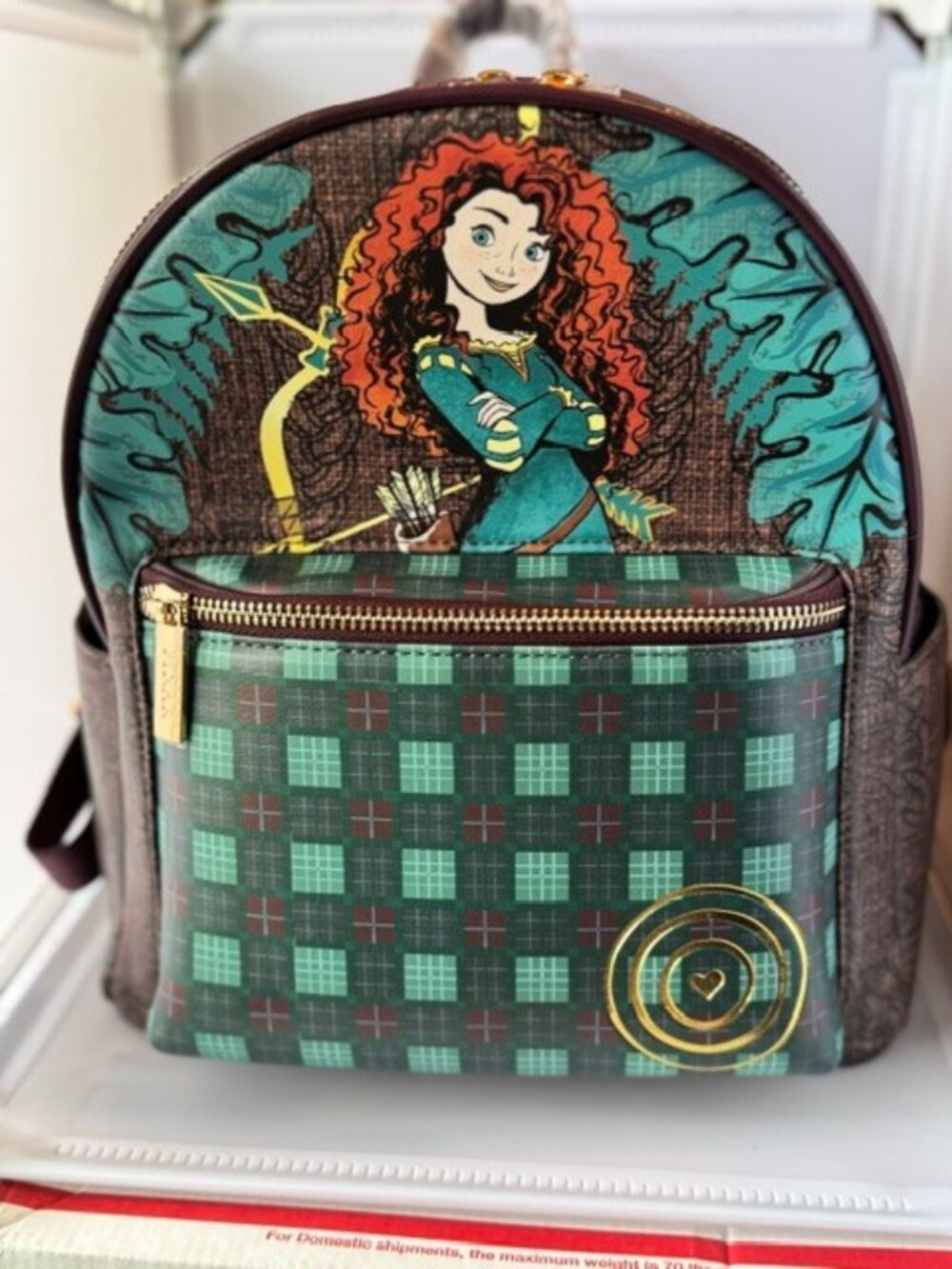 Danielle Nicole Retired Disney "Brave" Merida mini backpack